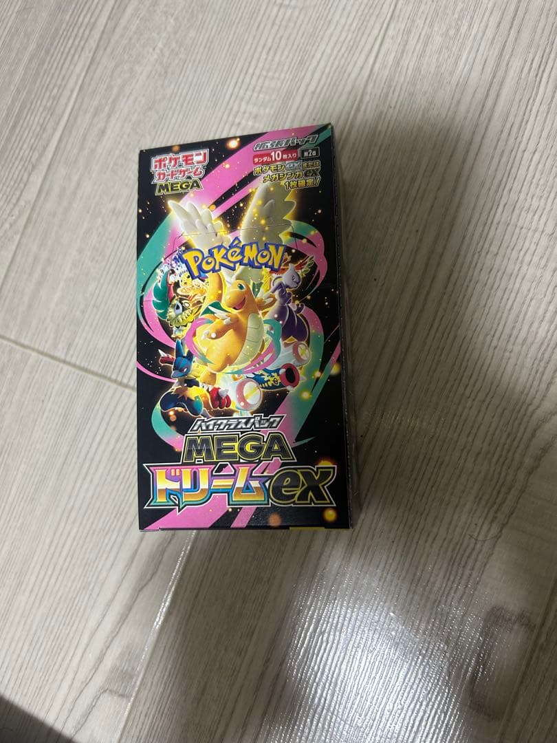 ポケモンカードゲーム MEGAドリームEX 10パック入り　※シュリンクなし