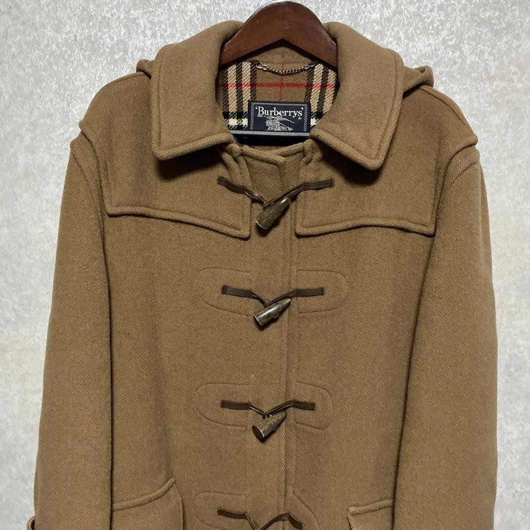 【美品】BURBERRY バーバリー　ダッフルコート　ユニセックス　ブラウン