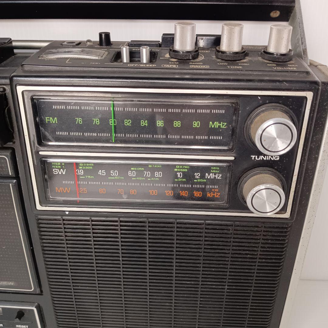 aiwa ラジオカセットレコーダー TPR-301昭和レトロ　コード　マイク付き