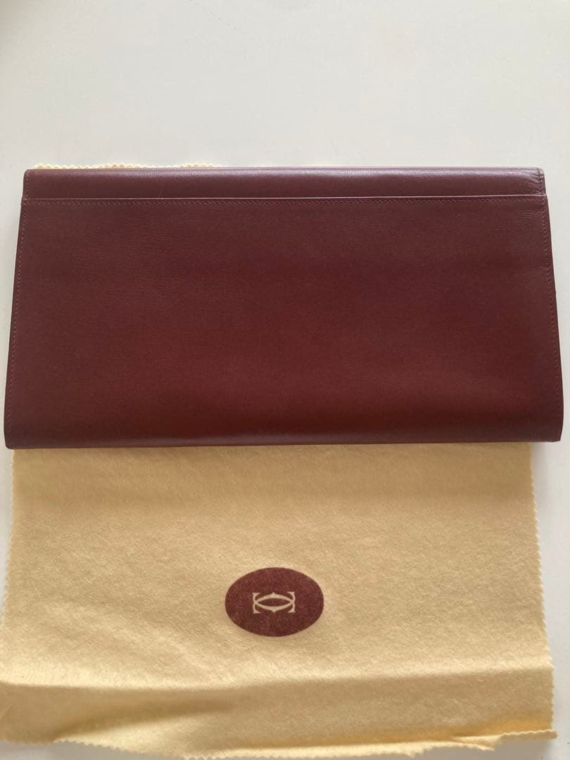 カルティエ マストライン クラッチバッグ セカンドバッグ 薄型 ヴィンテージ