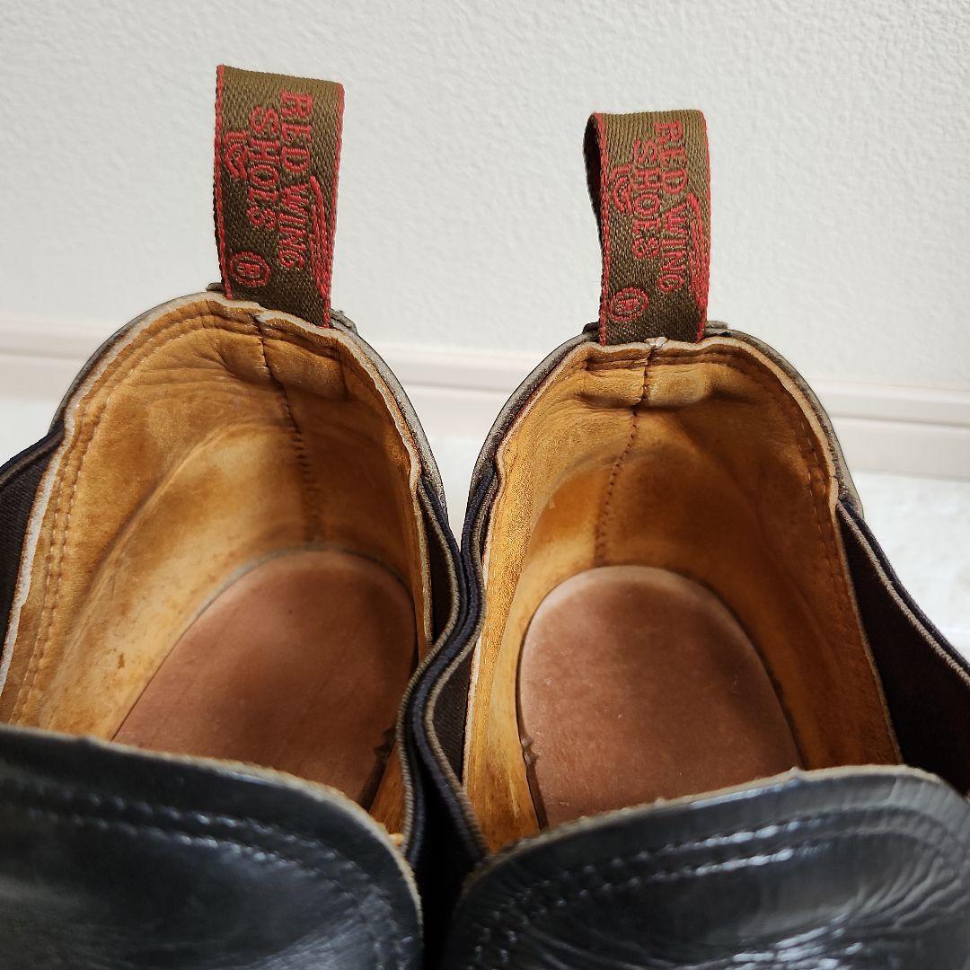 【廃盤】レッドウイング　ロメオ　8142 黒 レザー サイドゴア