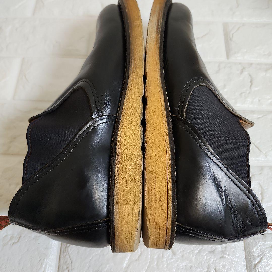 【廃盤】レッドウイング　ロメオ　8142 黒 レザー サイドゴア