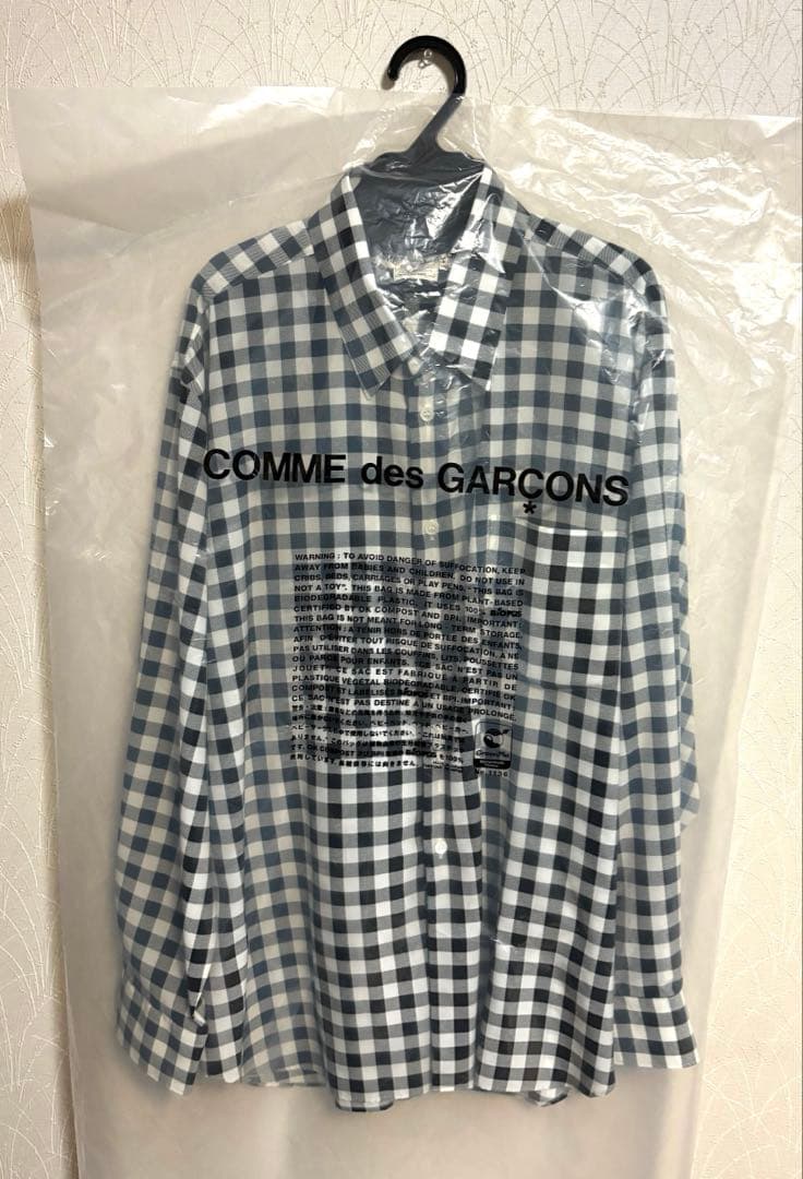 完売品　COMME des GARCONS ギンガムチェックブラウス