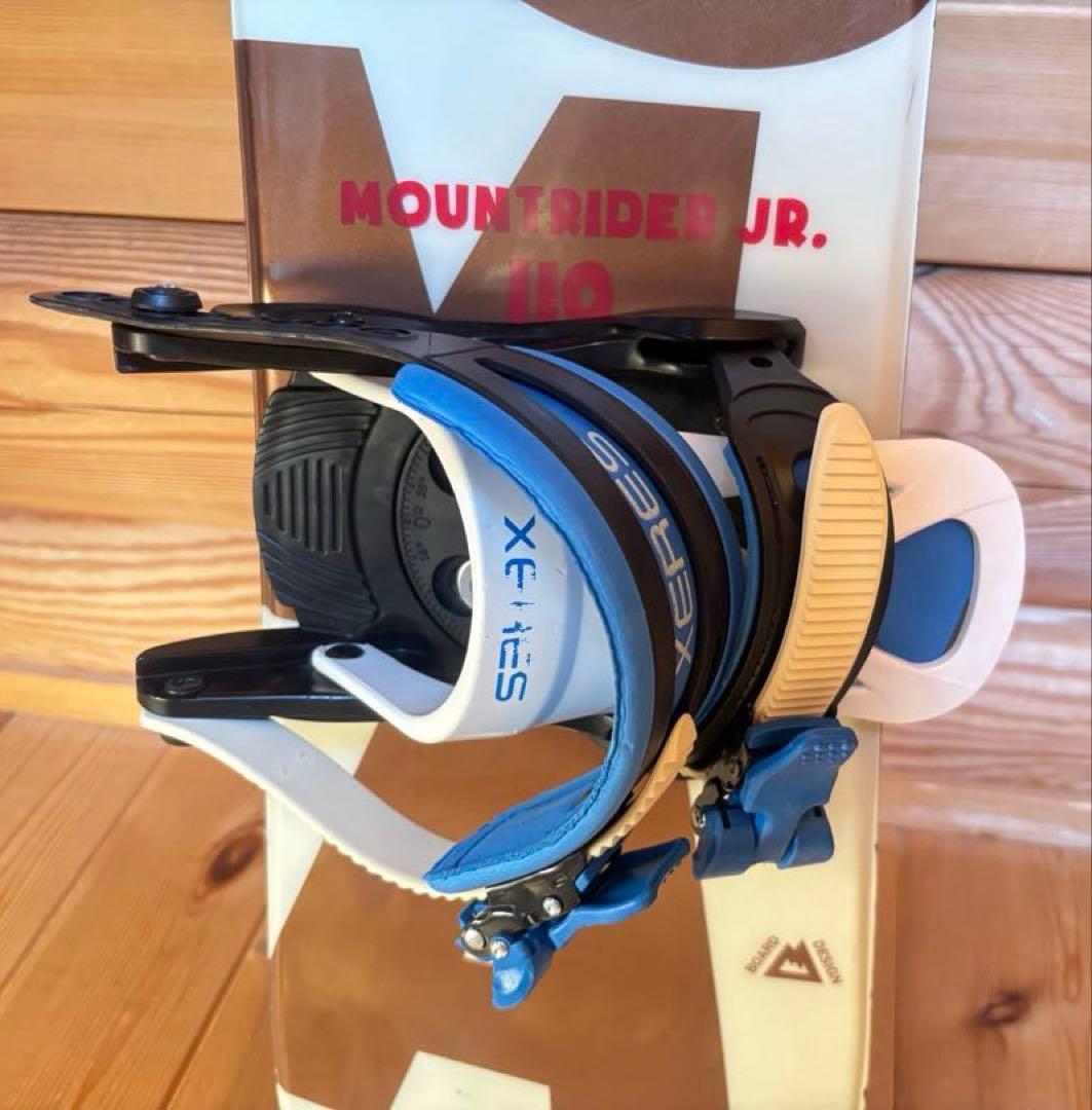 ZUMA 110cm スノーボード 板 バインディング セット 子供 ジュニア