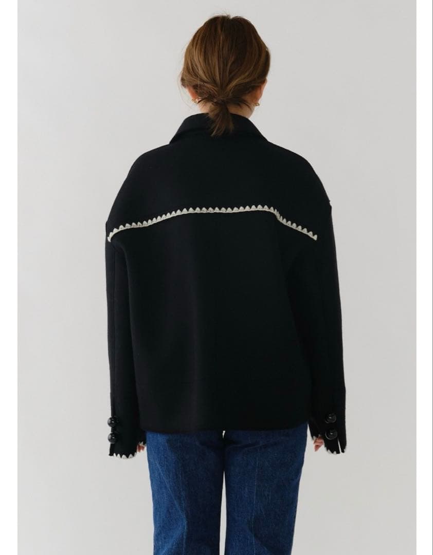 yori ハマグリウールショートコート【2025AW】