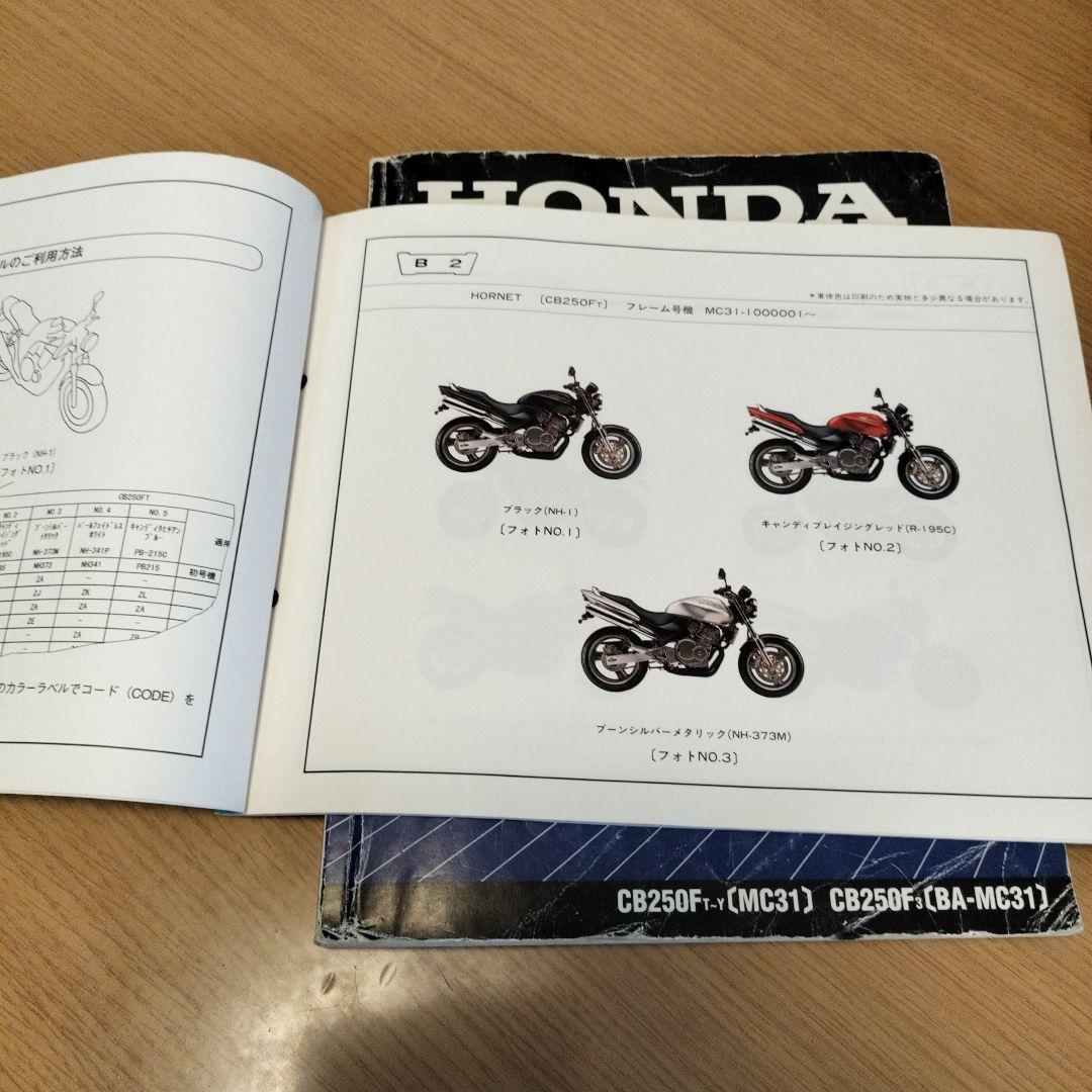 松丸　HONDA HORNET サービスマニュアル & パーツリスト