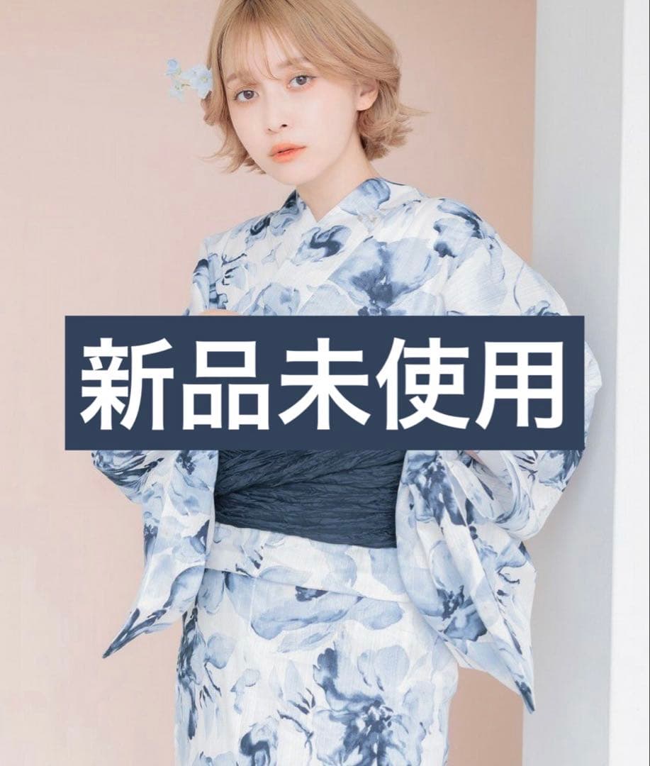 新品未使用 Ditaディータ オトナ浴衣はんなり高級5点セット 【涼風の花水木】