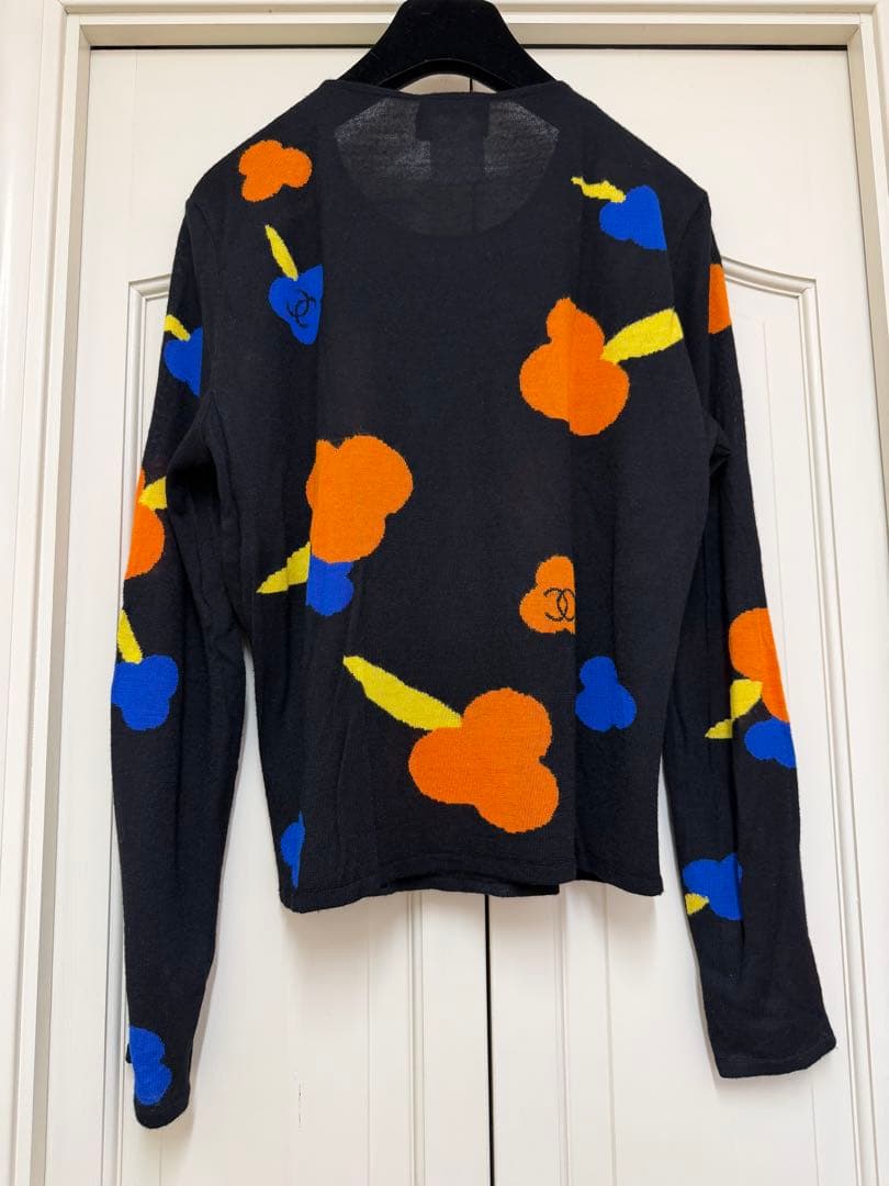 ヴィンテージ　CHANEL トップス　ブラック　ココマーク