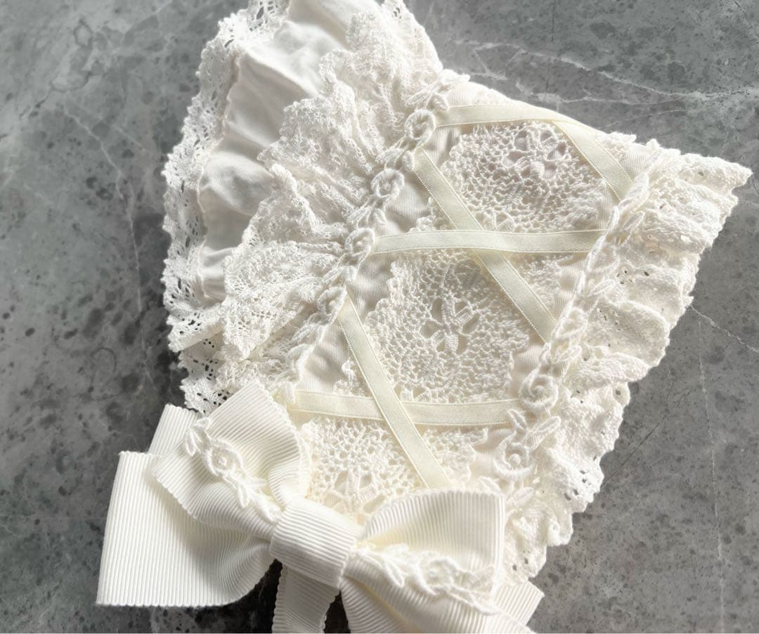 ボンネ風ヘッドドレス