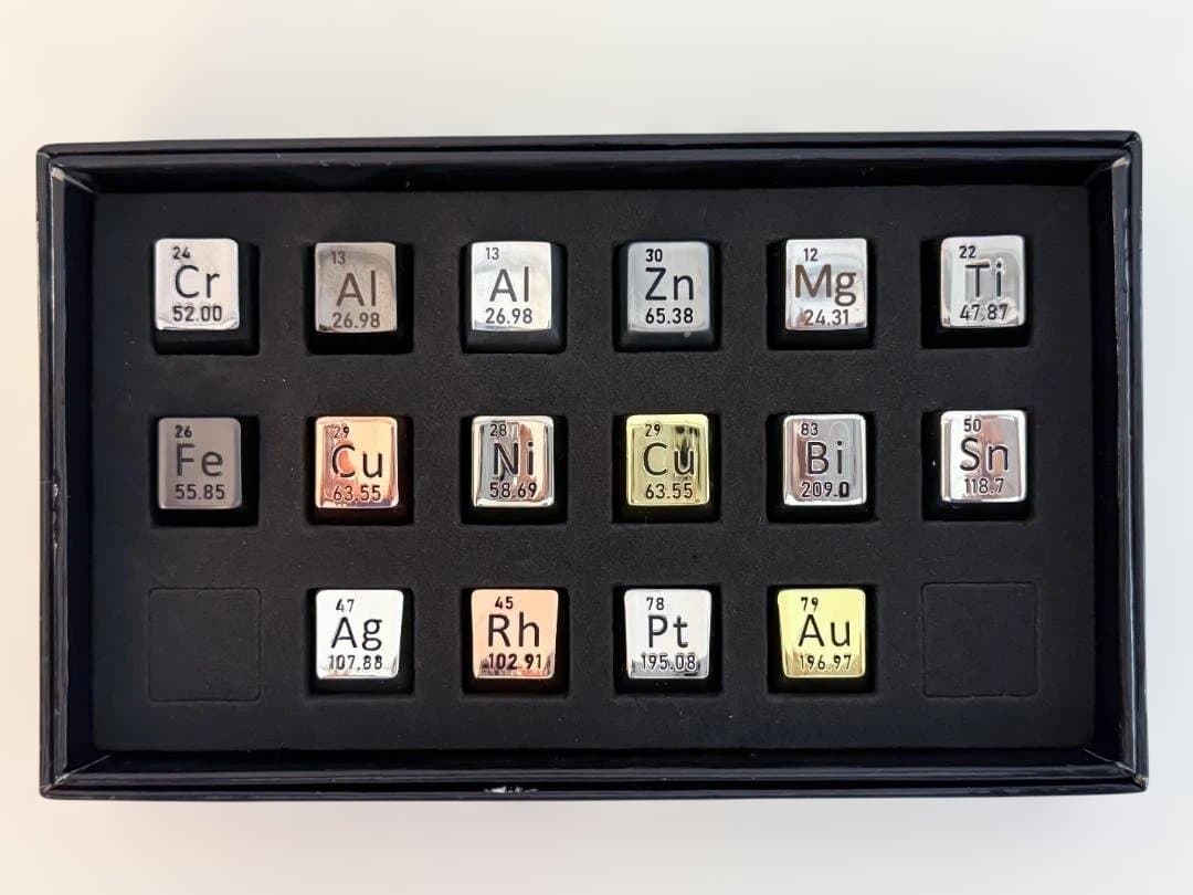 awekeys 周期表メタルキーキャップ 16個入り