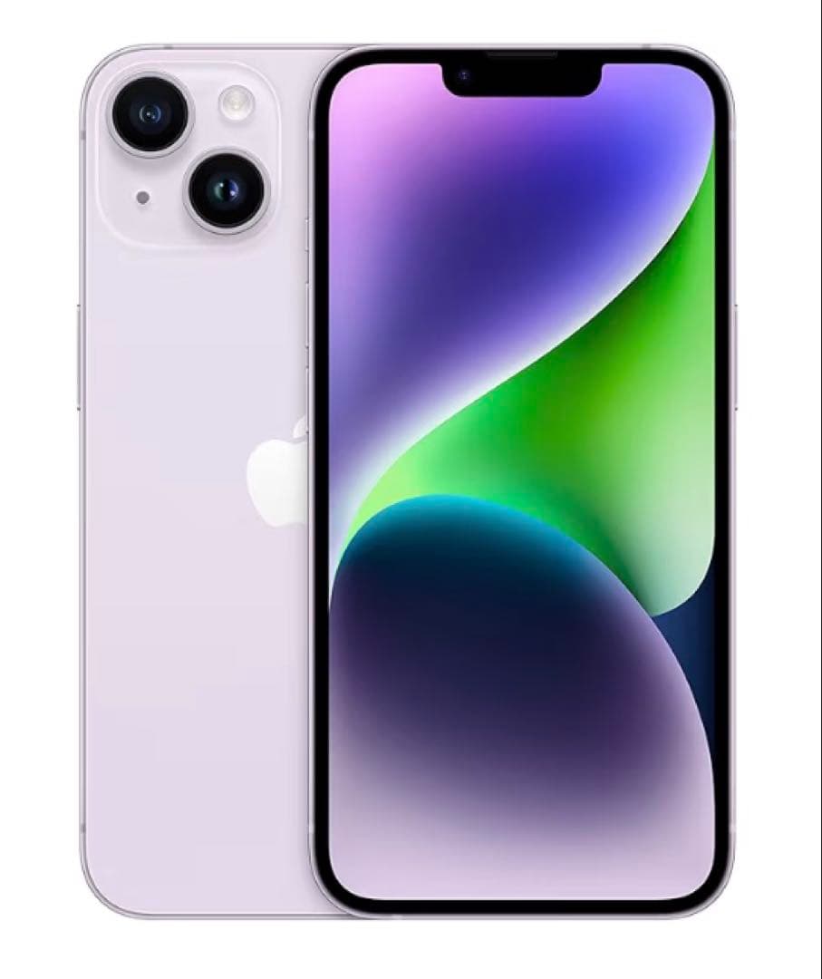 【ほぼ新品同様】iPhone 14 パープル128GB SIMフリー