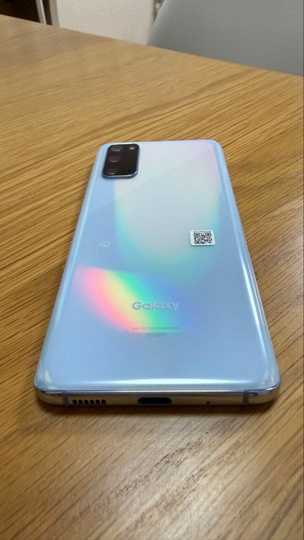 au版 GalaxyS20 5G ブルー SIMロック無 初期化済