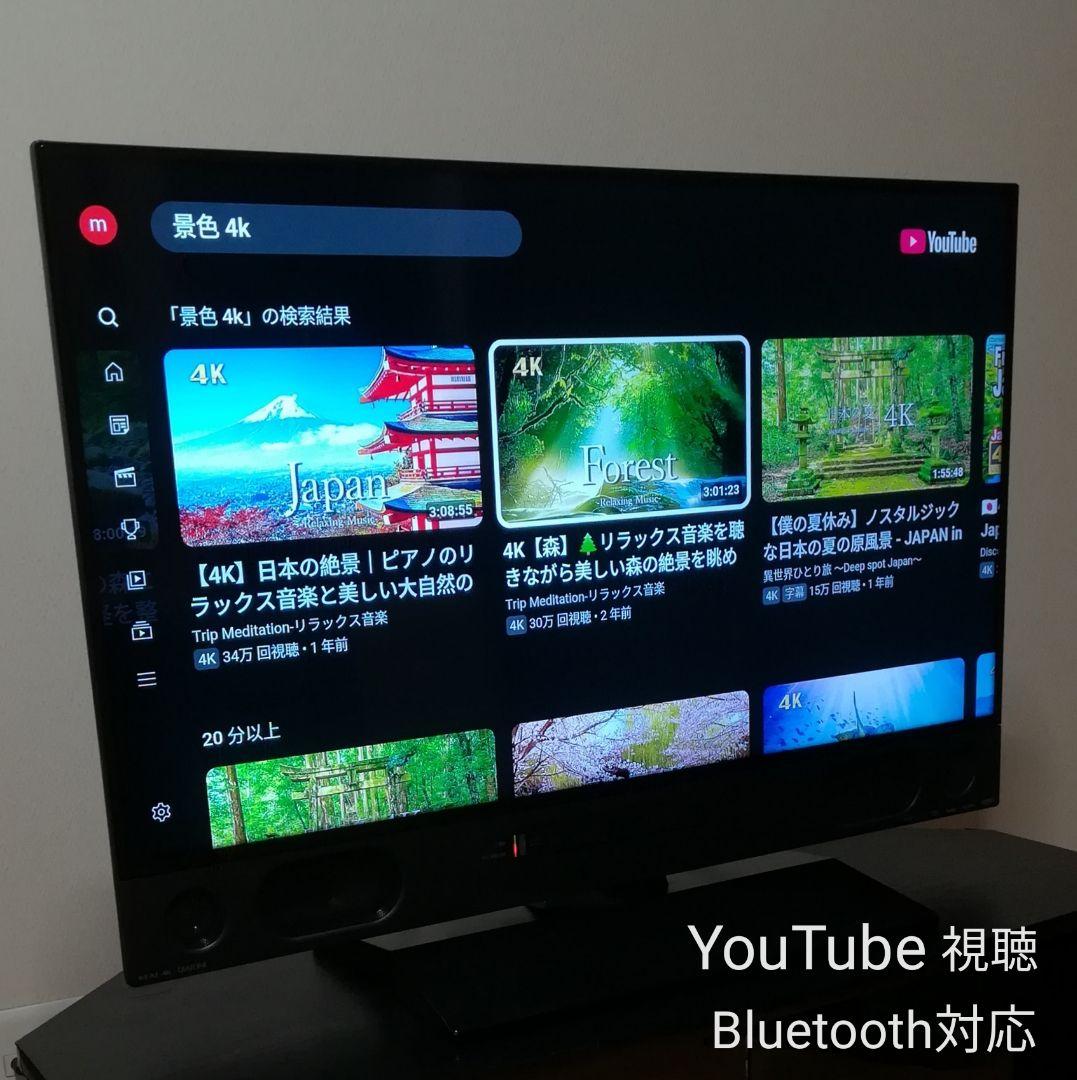 【六右衛門さん専用】4Kチューナー／Blu-ray＆2TBHDD　4K液晶テレビ