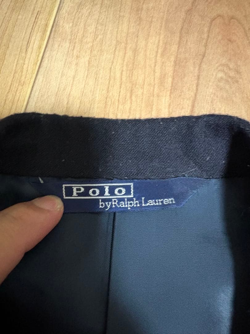 ⭐*️様 Ralph Lauren ネイビー ダブル 金ボタンテーラードジャケッ