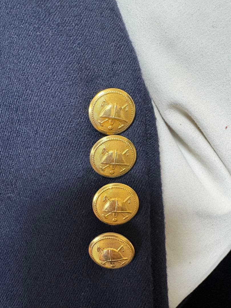 ⭐*️様 Ralph Lauren ネイビー ダブル 金ボタンテーラードジャケッ