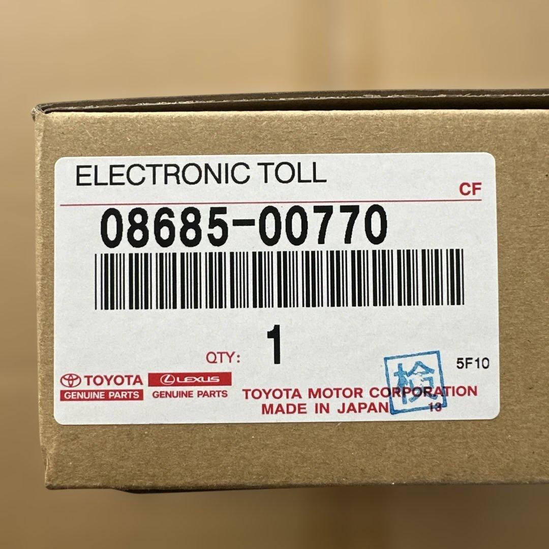 新品　トヨタ純正、ETC2.0車載器 08685-00770