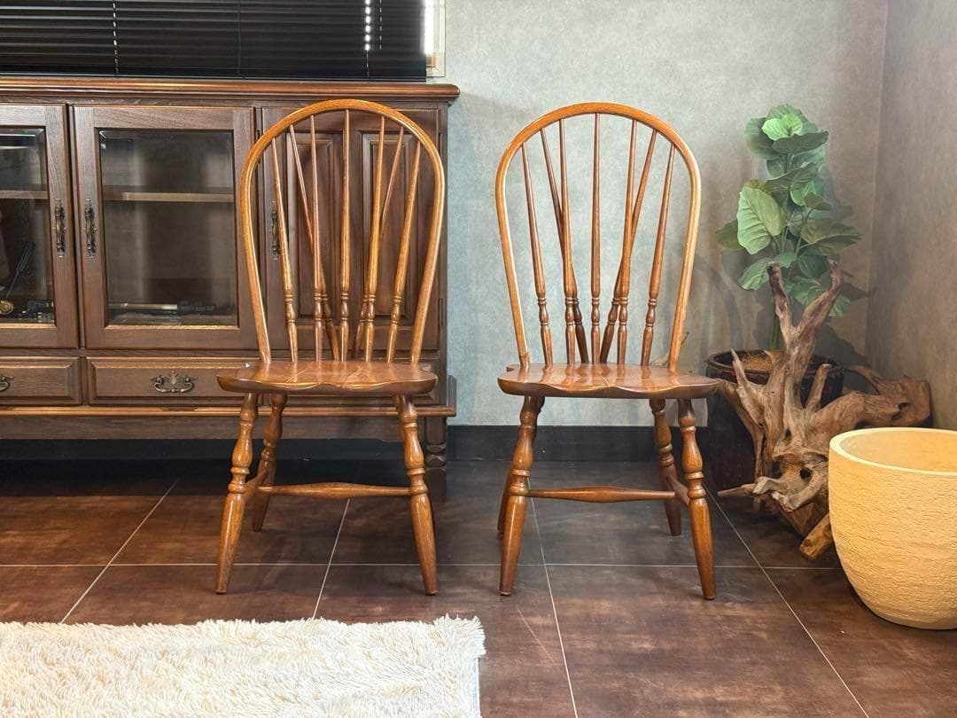 柏木工　KASHIWA ダイニング　フープバックチェア　ヴィンテージ　ISG