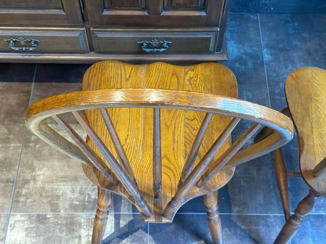 柏木工　KASHIWA ダイニング　フープバックチェア　ヴィンテージ　ISG