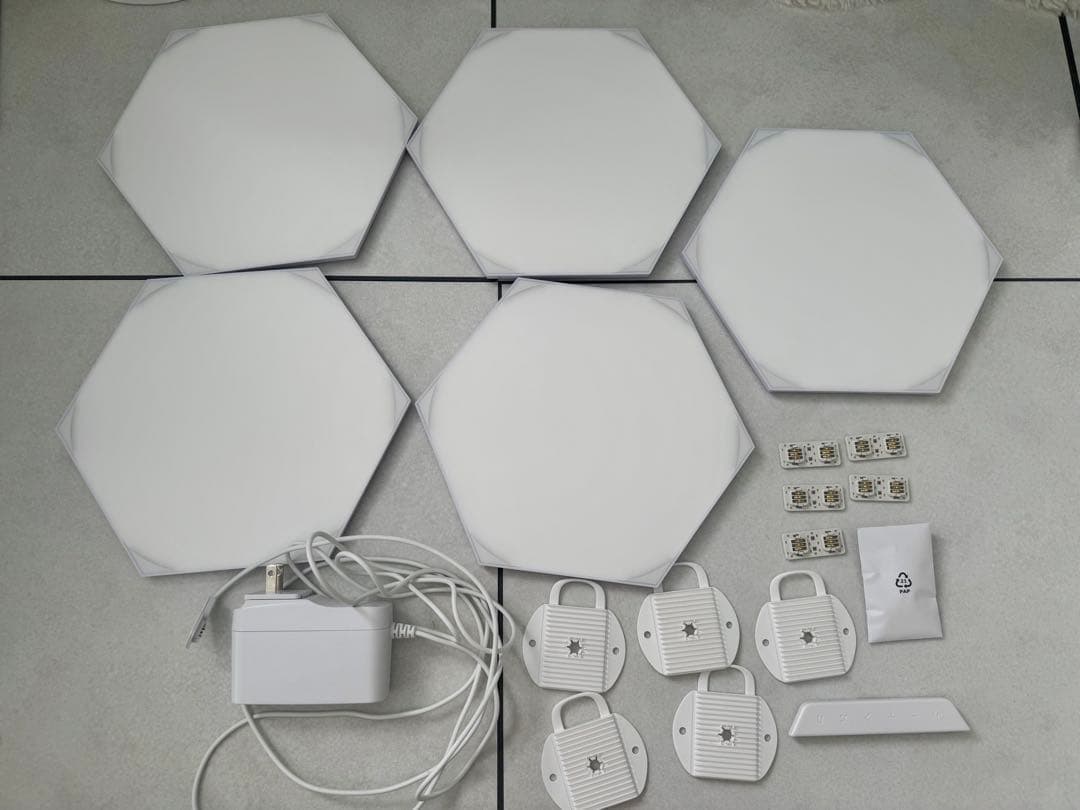 Nanoleaf ナノリーフ シェイプス ヘキサゴン 5枚