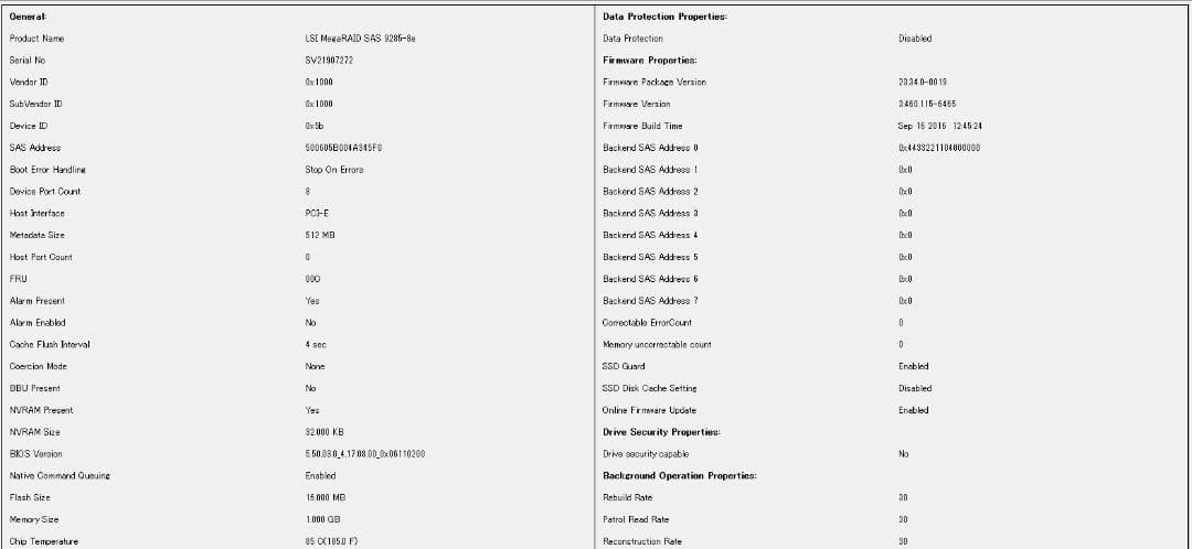 拡張カード LSI MegaRAID 9285-8e