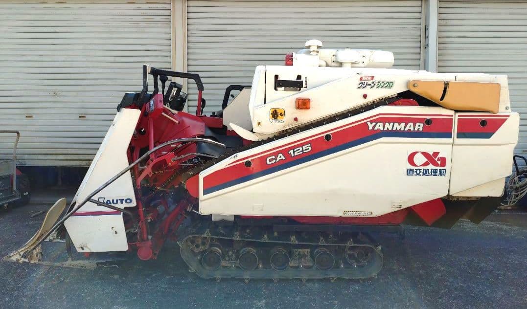 ヤンマー2条刈り袋どりコンバインCA125M2025年可動品現状渡し直接引取限定