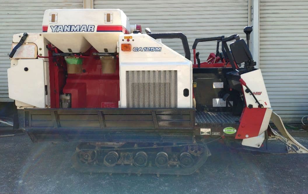 ヤンマー2条刈り袋どりコンバインCA125M2025年可動品現状渡し直接引取限定