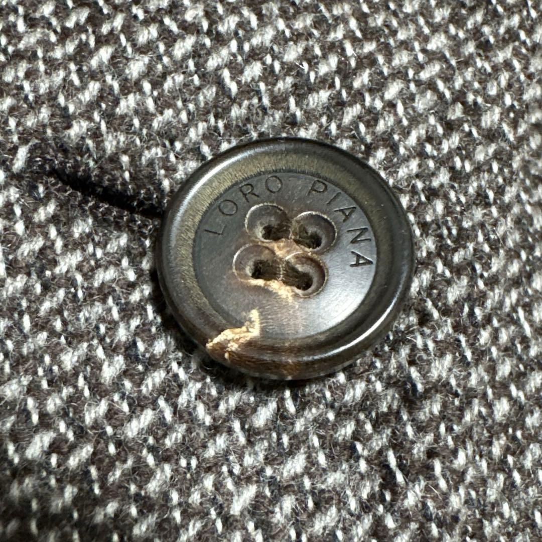 美品 ロロピアーナ カシミヤ100％ 3B テーラードジャケット 46