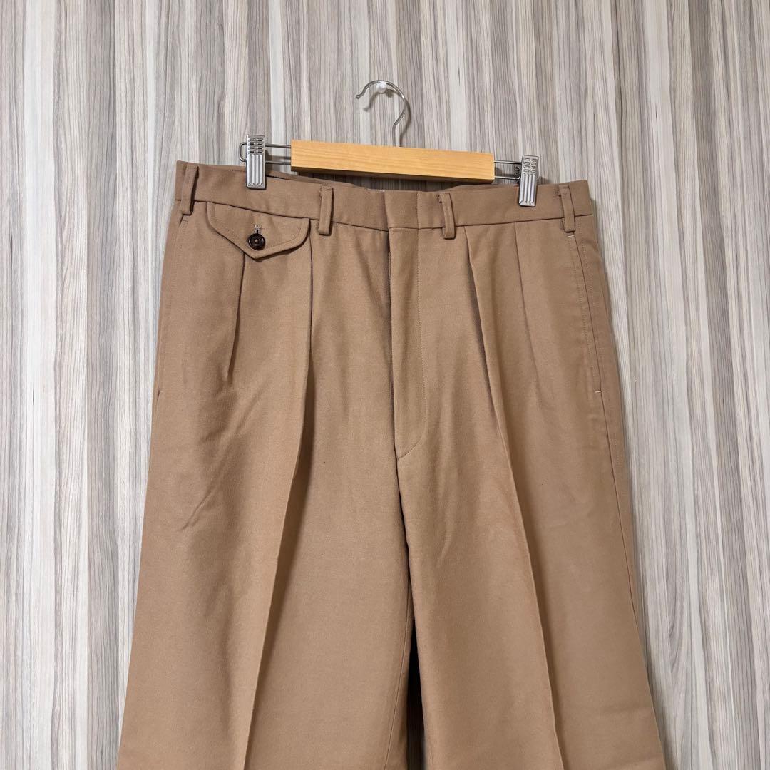 【希少なウール素材】 90s ラルフローレン ウールスラックス ポロチノ