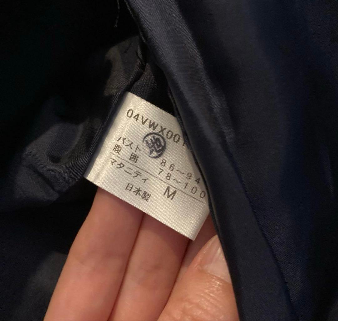 【美品】Wacoal　respiration　マタニティ　お受験スーツ　濃紺