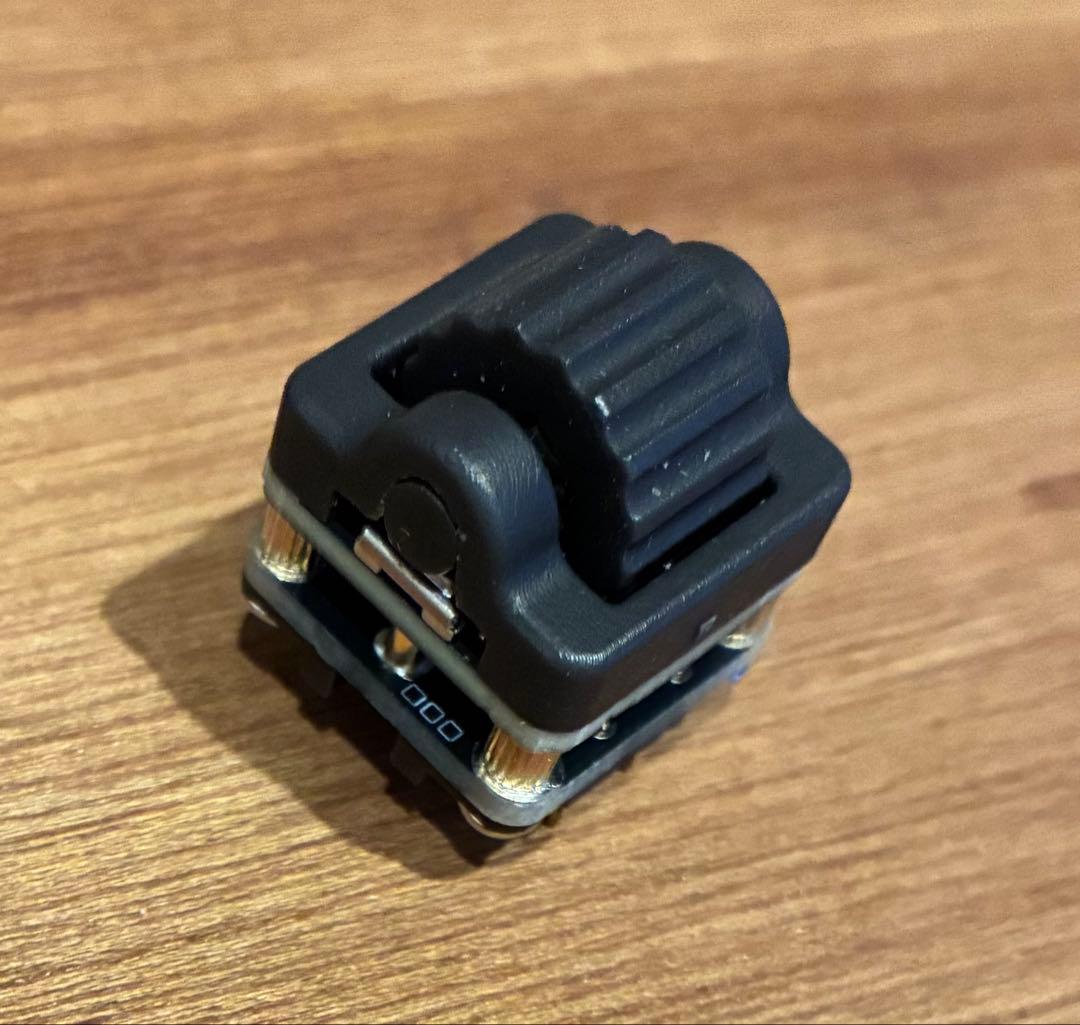 自作キーボード roBa ブラック 完成品 ちょいカスタム