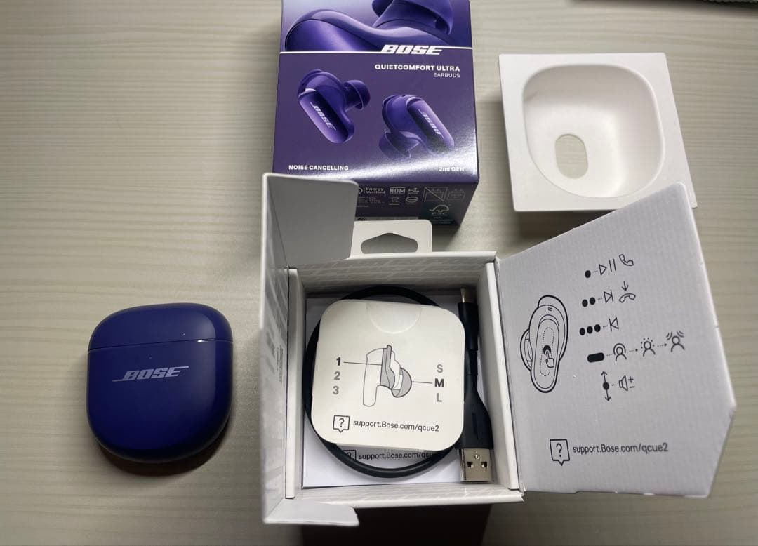 片耳のみ！BOSE ワイヤレスイヤホン (第2世代)限定色紫