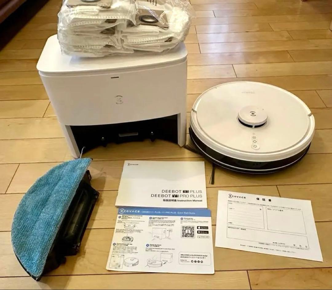 ECOVACS DEEBOT Y1 PLUS 自動ゴミ収集付き ロボット掃除機