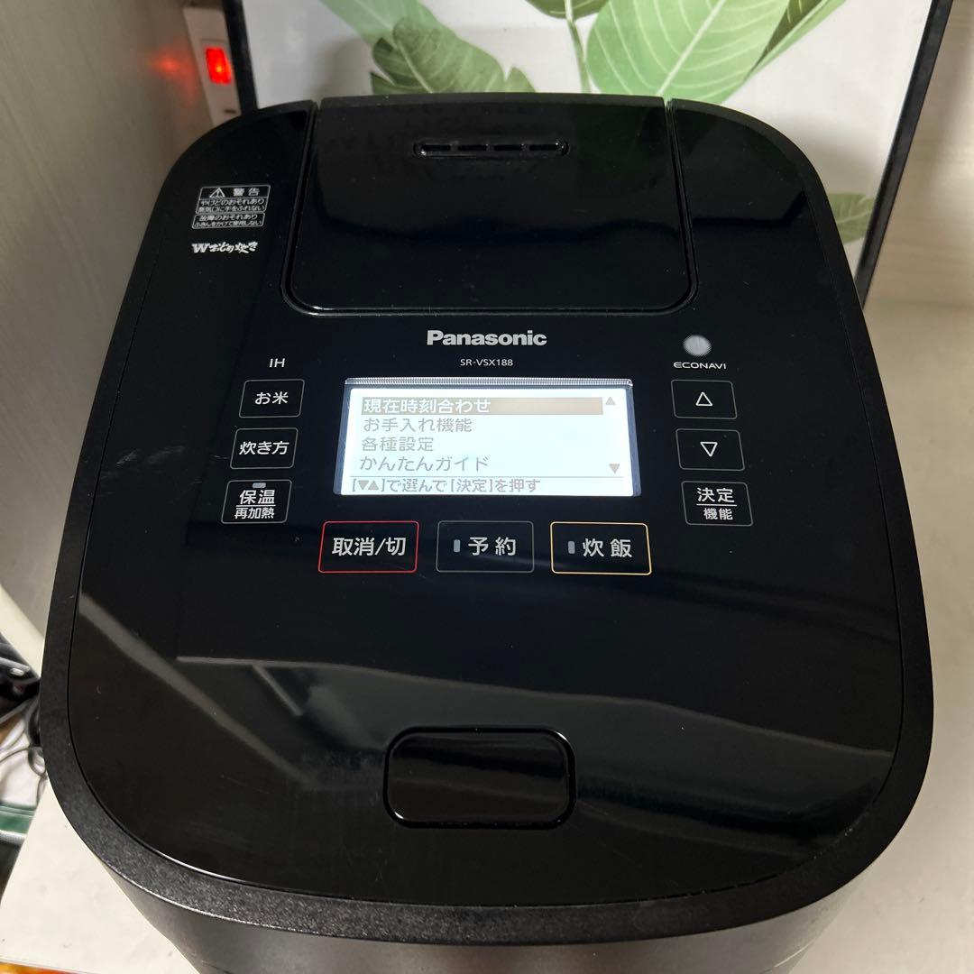 Panasonic SR-VSX188-K 炊飯器 黒