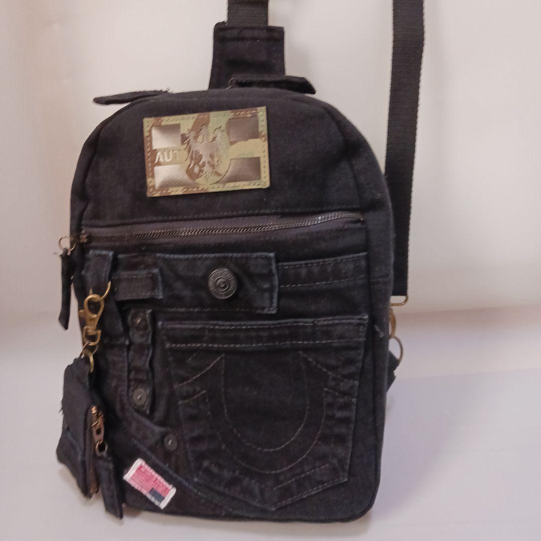 けい　リメイクデニム　ボディバッグ　ハンドメイド