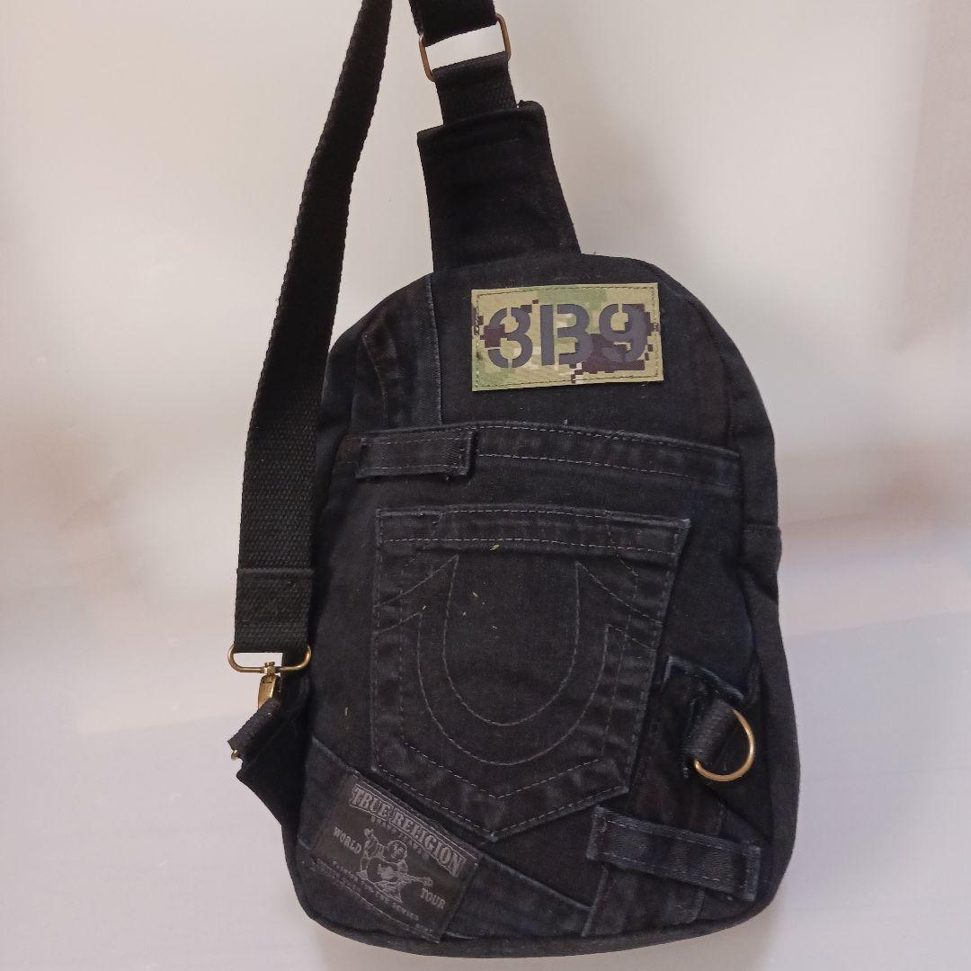 けい　リメイクデニム　ボディバッグ　ハンドメイド