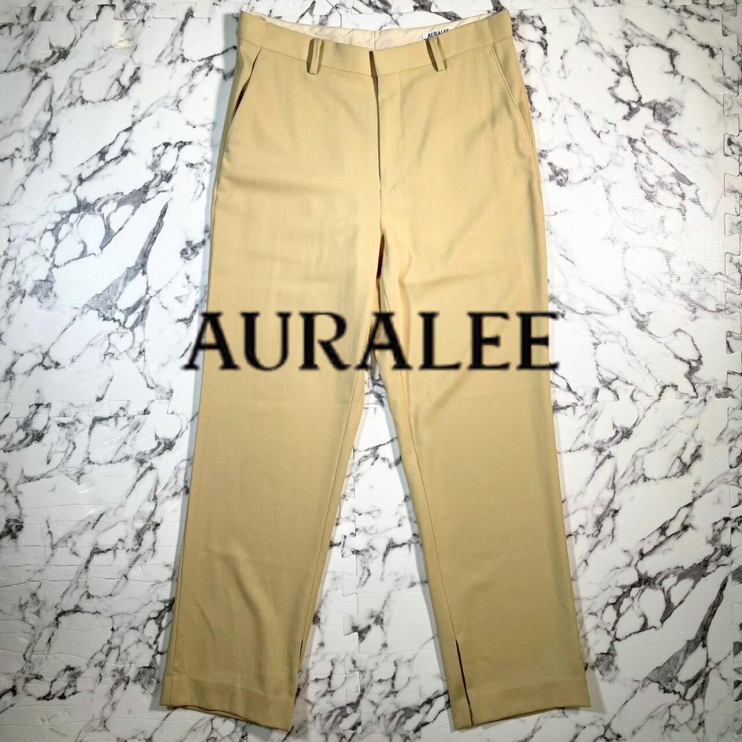 ✨未使用級✨4(L) AURALEE HARD TWIST WOOL 薄黄色