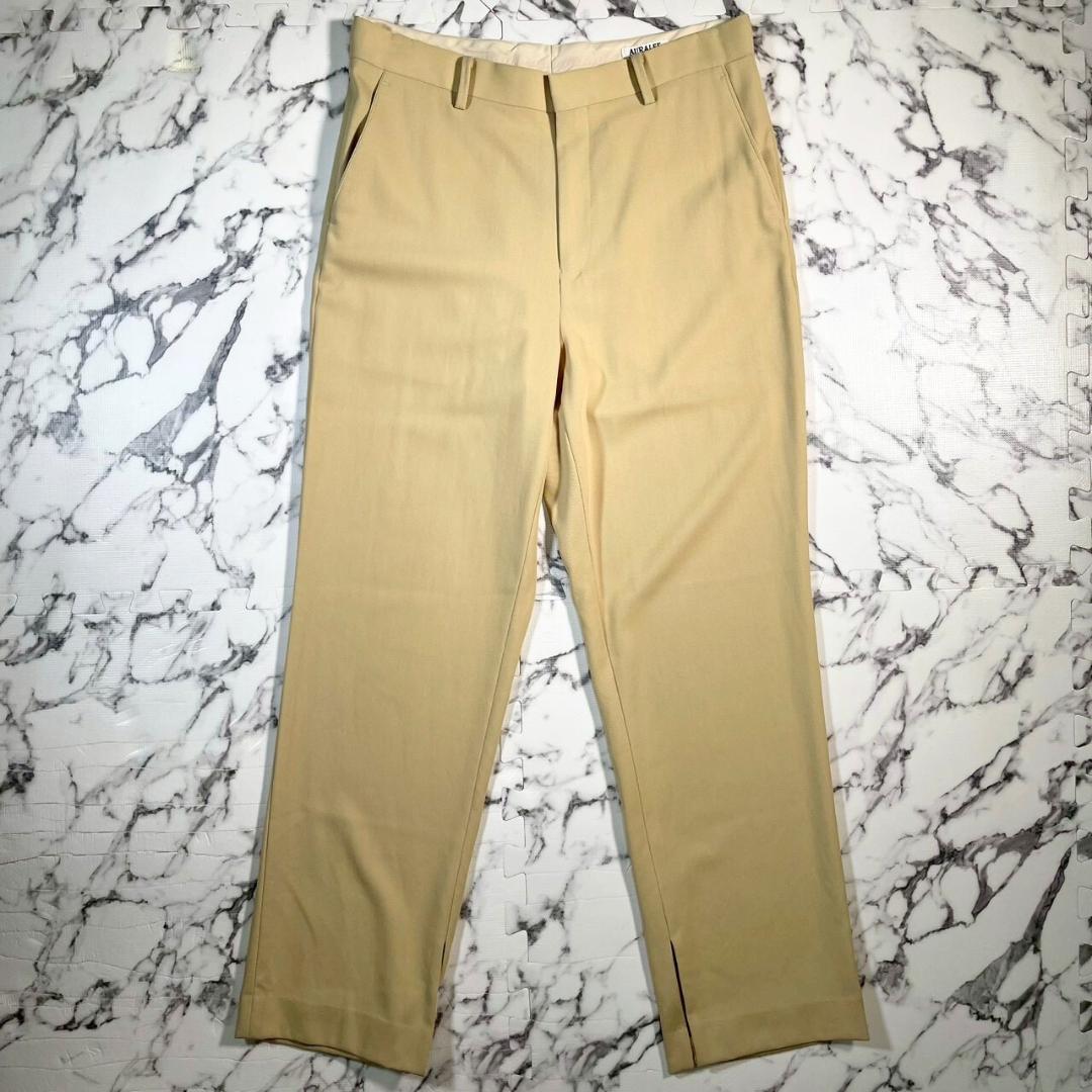 ✨未使用級✨4(L) AURALEE HARD TWIST WOOL 薄黄色