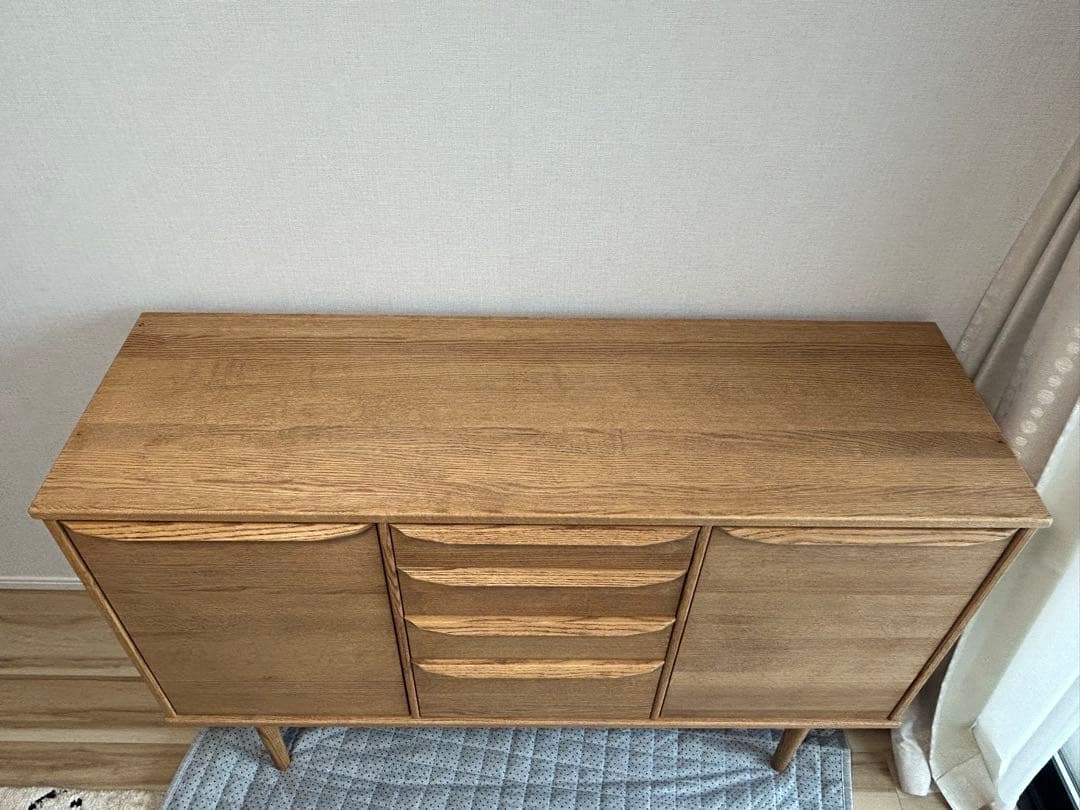 【美品】MOMO NATURAL モモナチュラル キャビネット サイドボード