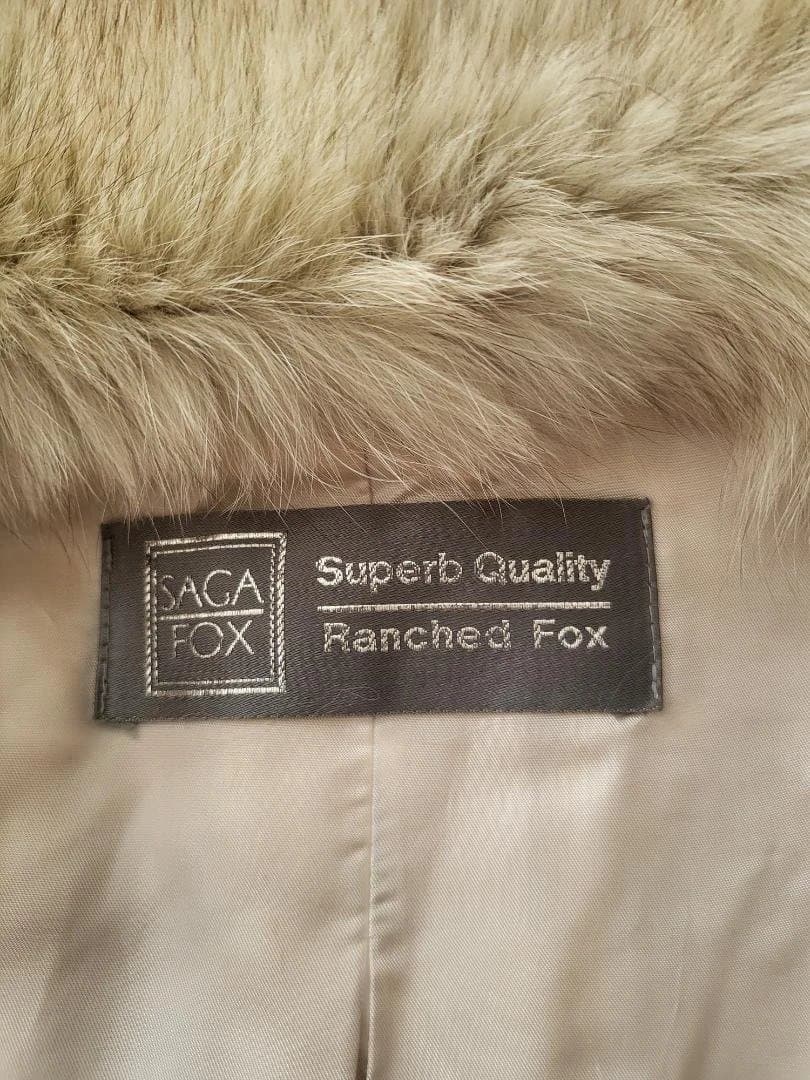 SAGA FOX　ファーコート　11号　シルバータグ