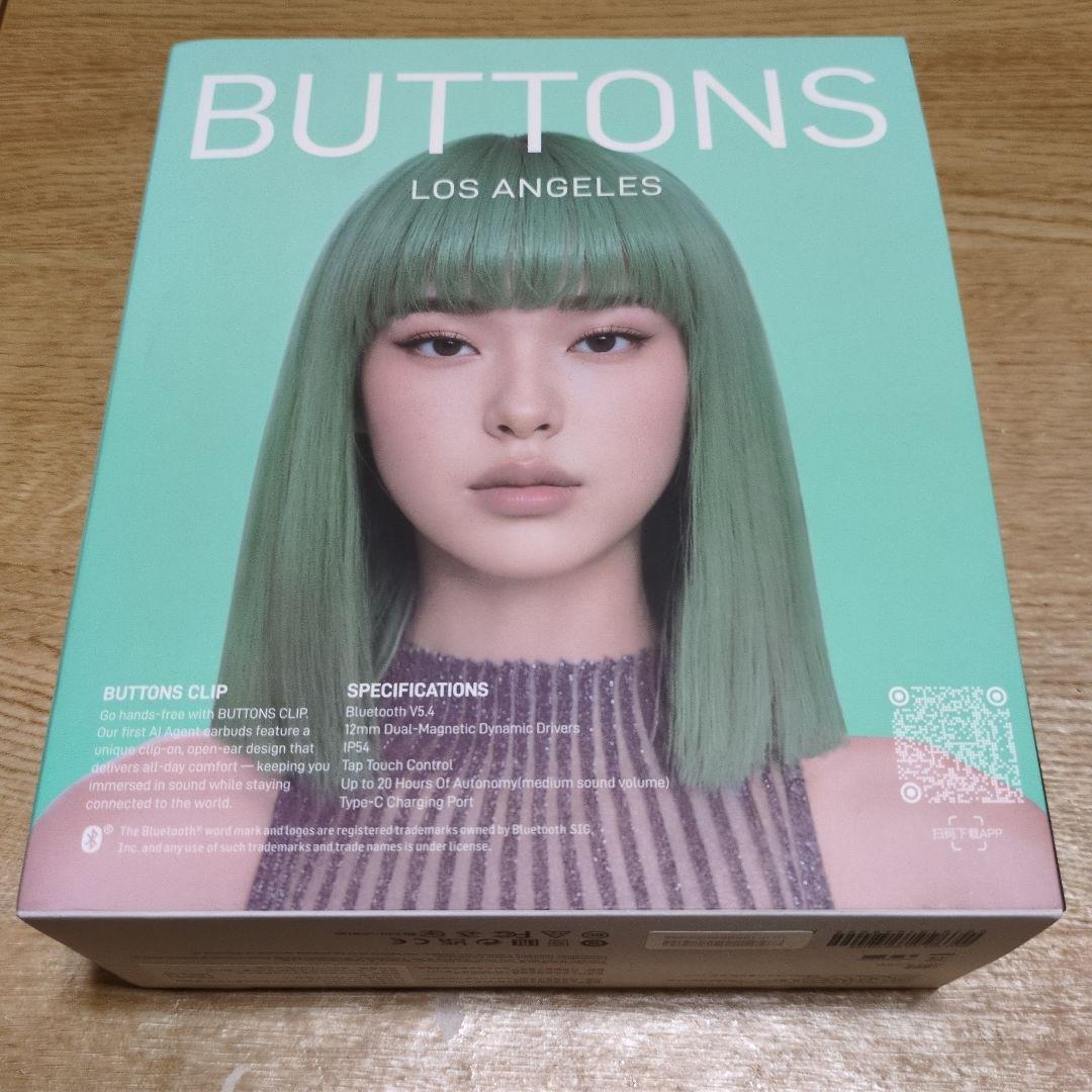 BUTTONS CLIP バトンズクリップ Black