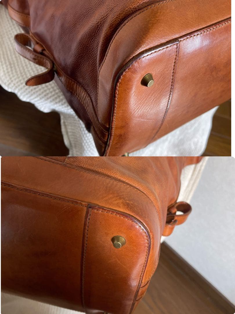 ◇ genten ゲンテン 2wayレザーショルダーバッグ ボストンバッグ ◇