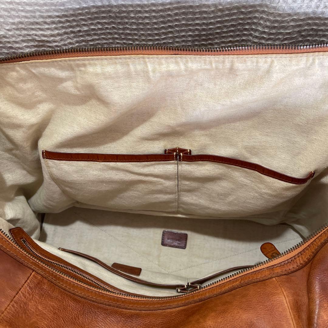 ◇ genten ゲンテン 2wayレザーショルダーバッグ ボストンバッグ ◇