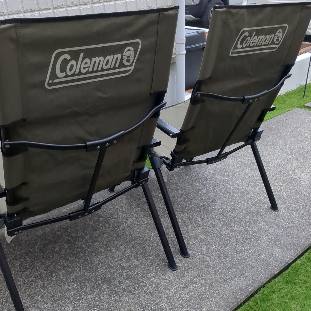 コールマン　レイチェア　オリーブ2脚セット