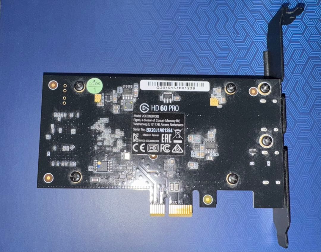 Elgato PCIeキャプチャーボード HD60Pro/60fps HDR10