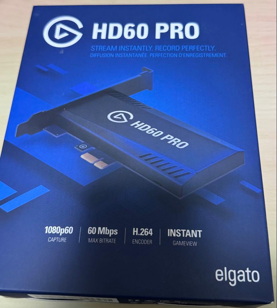 Elgato PCIeキャプチャーボード HD60Pro/60fps HDR10
