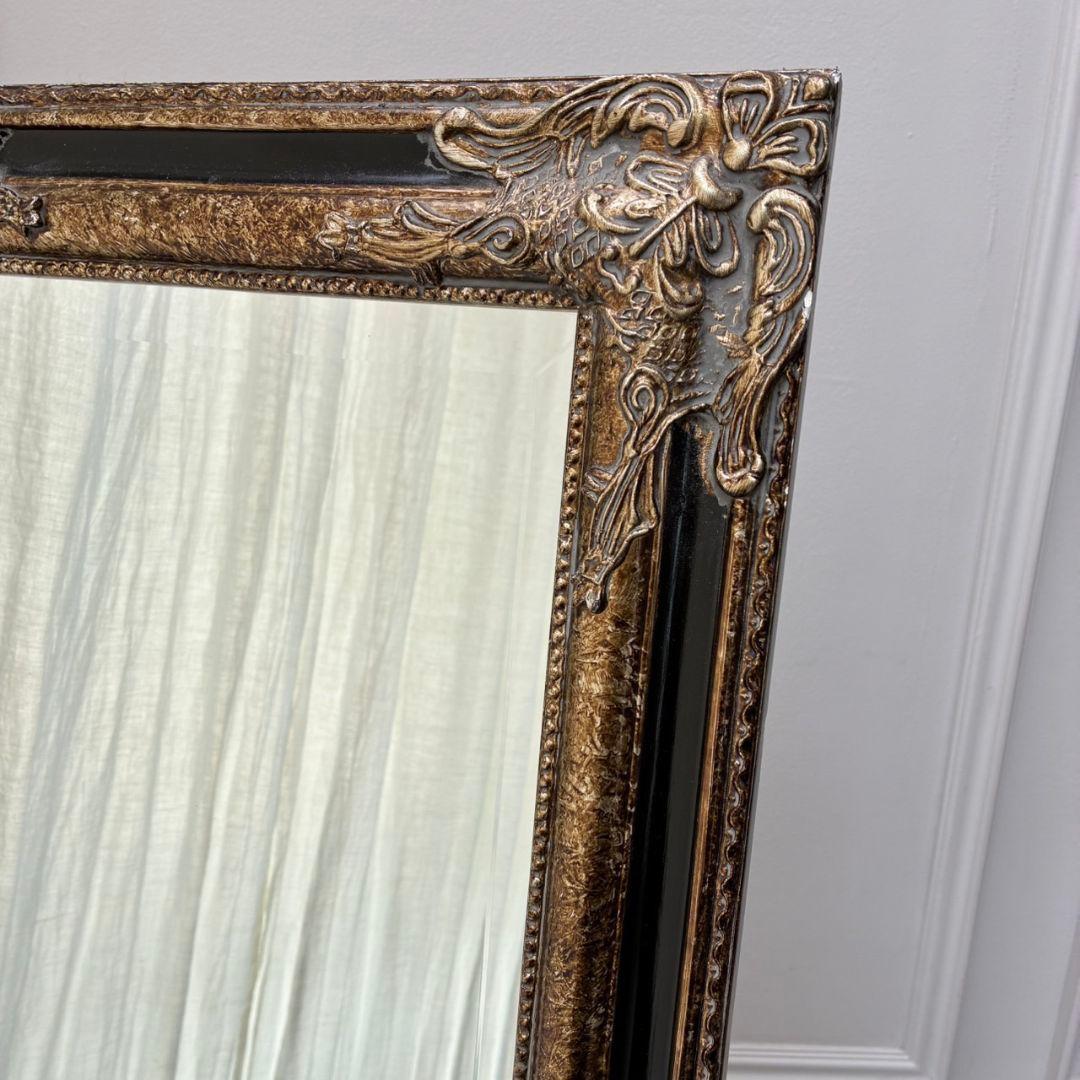 アンティーク調　全身鏡　フレーム 姿見 スタンドミラー