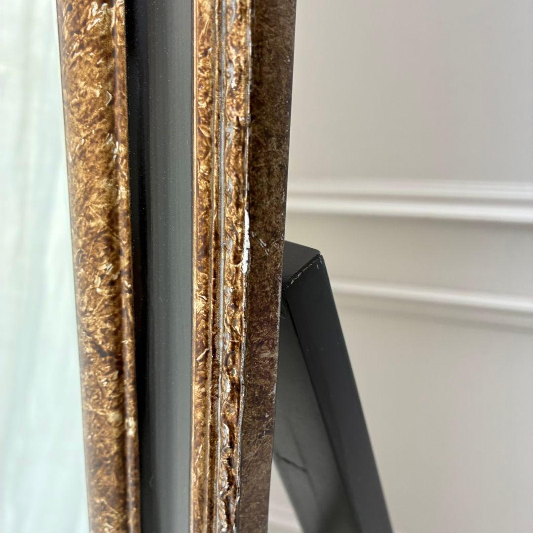 アンティーク調　全身鏡　フレーム 姿見 スタンドミラー