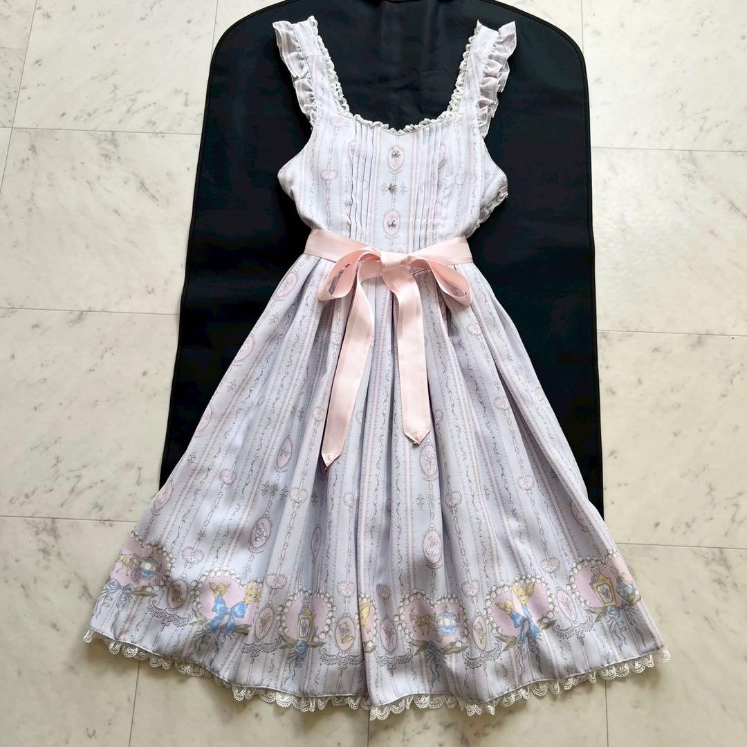 morphose 思い出のすずらんリボンジャンパースカート