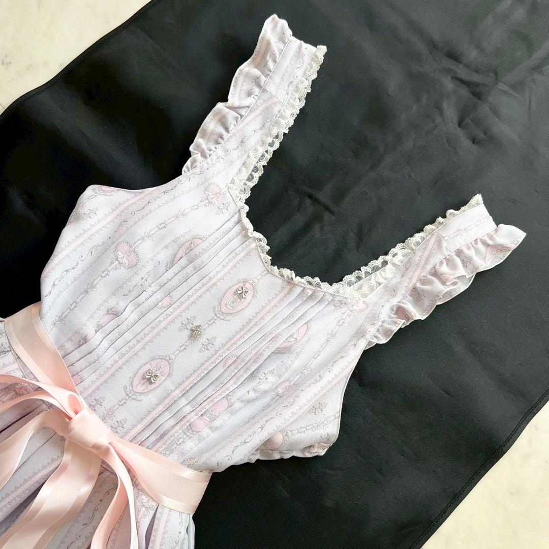 morphose 思い出のすずらんリボンジャンパースカート