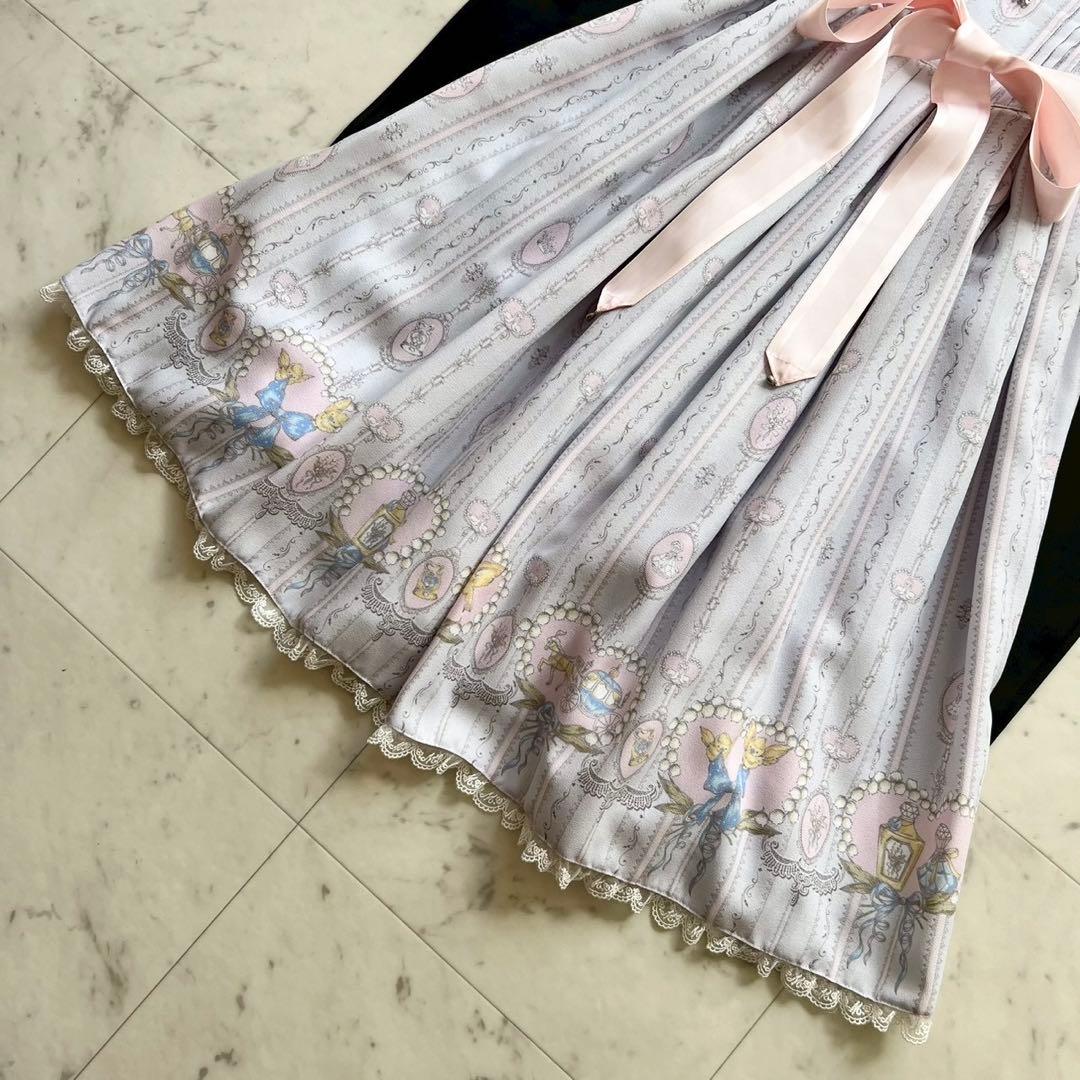 morphose 思い出のすずらんリボンジャンパースカート